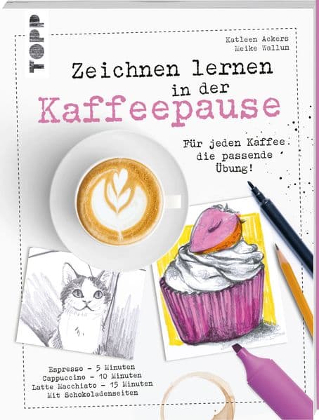 Zeichnen lernen in der Kaffeepause: Für jeden Kaffee die passende Übung!