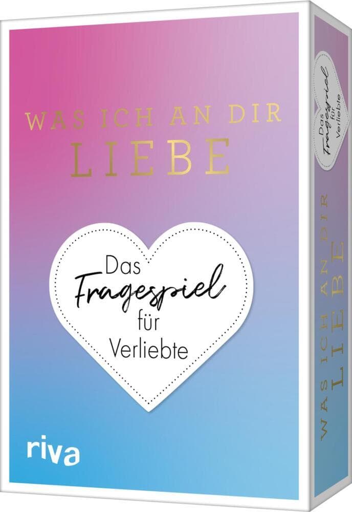Was ich an dir liebe - Das Fragespiel für Verliebte: Außergewöhnliche Quizfragen für eine glückliche Beziehung. Für Dates und als romantisches Geschenk zu Jahrestag und Valentinstag