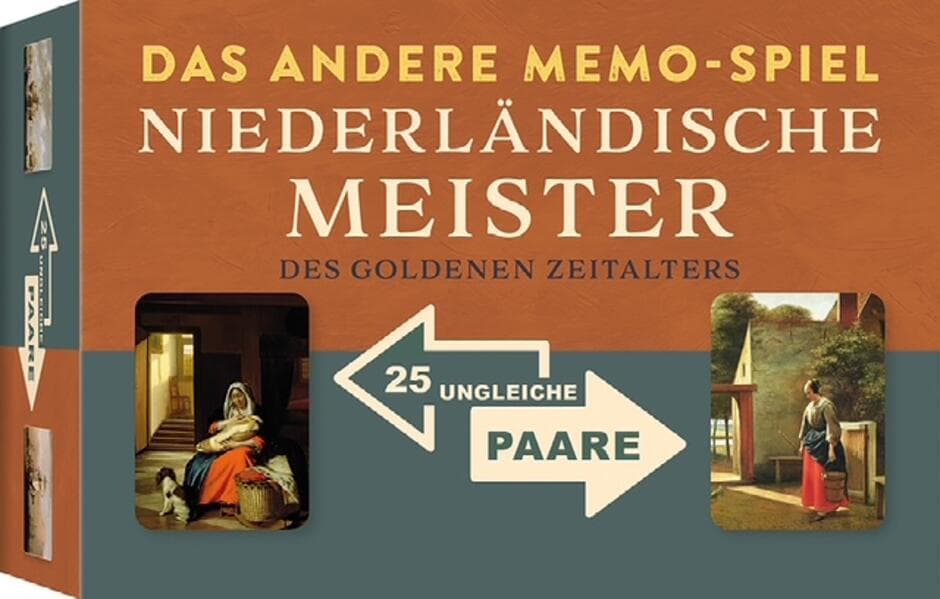 Niederländische Meister des Goldenen Zeitalters - Das andere Memo-Spiel: 25 ungleiche Paare - Box mit 50 Karten