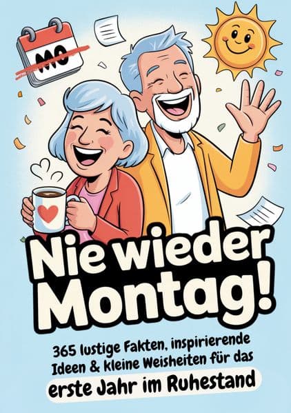Ruhestand Geschenk | Nie wieder Montag! 365 lustige Fakten, inspirierende Ideen & kleine Weisheiten für das erste Jahr im Ruhestand: Humorvolle Inspiration für den Start in den Ruhestand