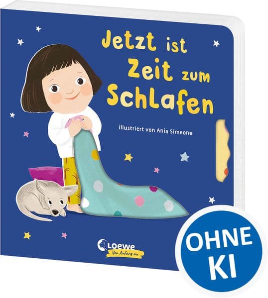 Jetzt ist Zeit zum Schlafen: Interaktives Pappbilderbuch zum Thema Schlafengehen für Kinder ab 2 Jahren - Mit spannenden Spieleffekten und Drehelementen