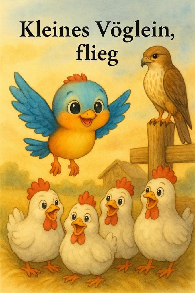 Kleines Vöglein, flieg: Eine herzerwärmende Geschichte, die Kindern Mut macht, an sich zu glauben - auch wenn andere lachen.