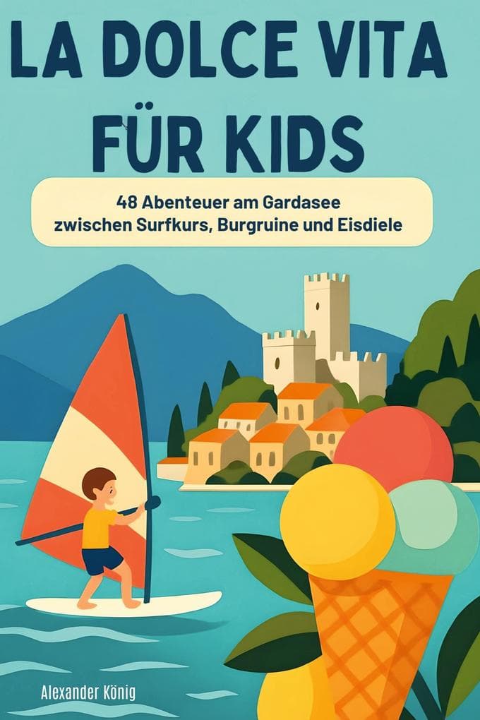 La Dolce Vita für Kids: 48 Abenteuer am Gardasee zwischen Surfkurs, Burgruine und Eisdiele