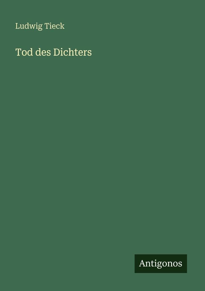 Tod des Dichters