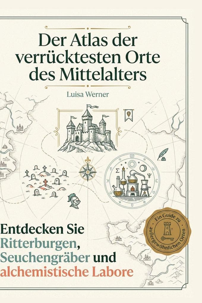 Der Atlas der verrücktesten Orte des Mittelalters: Entdecken Sie Ritterburgen, Seuchengräber und alchemistische Labore