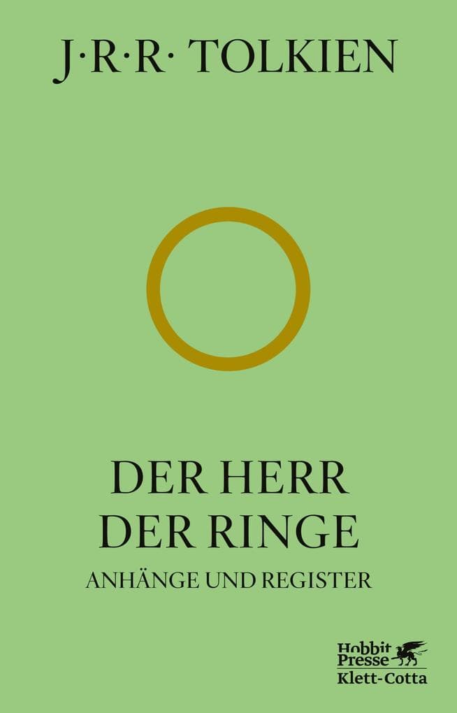Der Herr der Ringe - Anhänge und Register: In der überarbeiteten Übersetzung von Wolfgang Krege