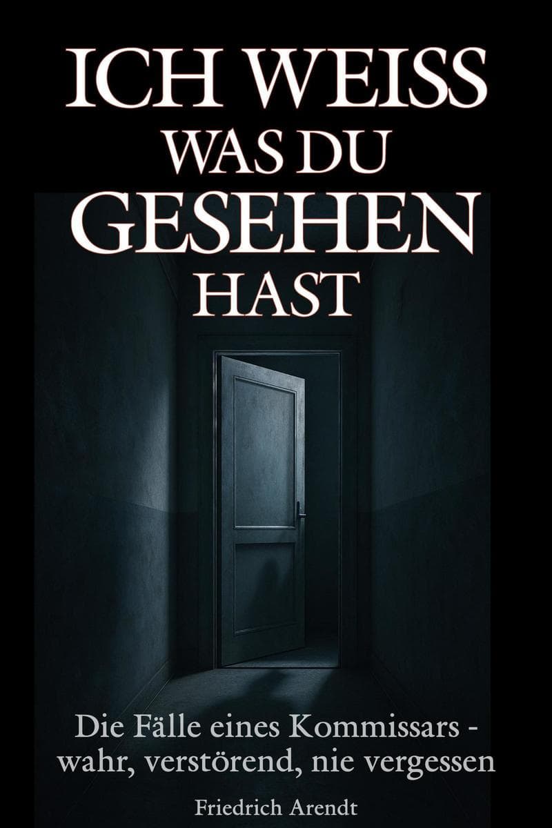 Ich weiß, was du gesehen hast: Die Fälle eines Kommissars wahr, verstörend, nie vergessen