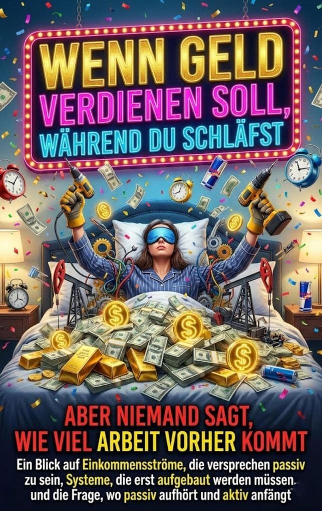 Wenn Geld verdienen soll, während du schläfst, aber niemand sagt, wie viel Arbeit vorher kommt: Ein Blick auf Einkommensströme, die versprechen passiv zu sein, Systeme, die erst aufgebaut werden müssen, und die Frage, wo passiv aufhört und aktiv anfängt