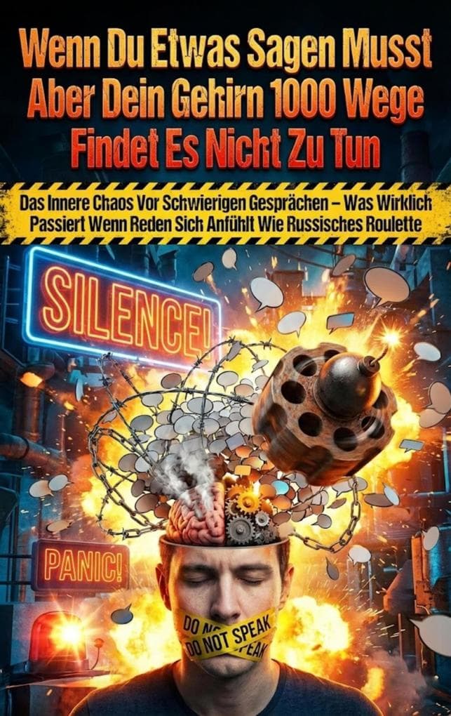 Wenn Du Etwas Sagen Musst Aber Dein Gehirn 1000 Wege Findet Es Nicht Zu Tun: Das Innere Chaos Vor Schwierigen Gesprächen - Was Wirklich Passiert Wenn Reden Sich Anfühlt Wie Russisches Roulette