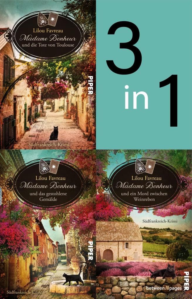 Bundle: Provenzalische Wohlfühlkrimis 1-3: Madame Bonheur und die Tote von Toulouse, das gestohlene Gemälde und ein Mord zwischen Weinreben | Drei spannende Fälle für die Wahrsagerin Madame Bonheur