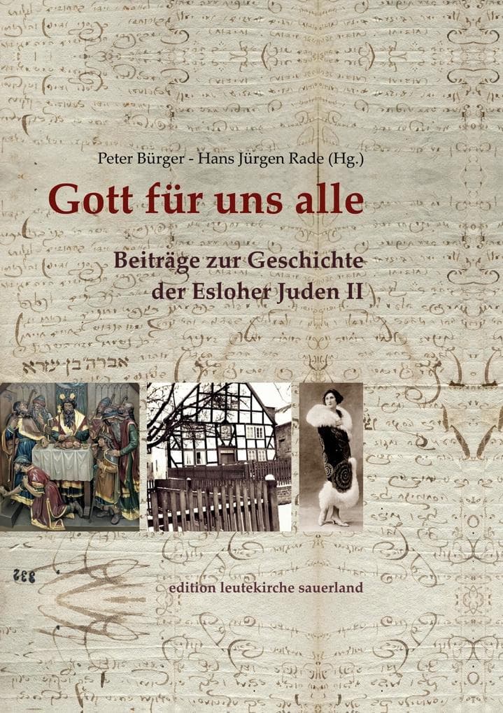 Gott für uns alle: Beiträge zur Geschichte der Esloher Juden - Zweiter Band