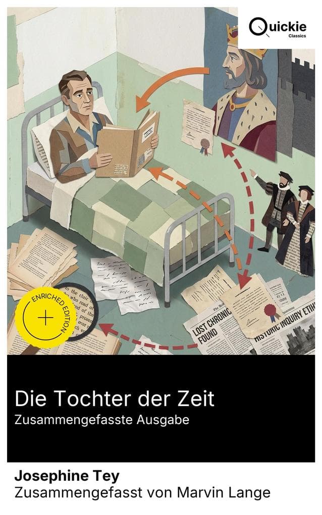 Die Tochter der Zeit (Zusammengefasste Ausgabe): Bereicherte Ausgabe. Krankenbett-Ermittlung zu Richard III: Alan Grant zerlegt Tudor-Propaganda mit Archivforschung, Humor und quellensensibler Logik.