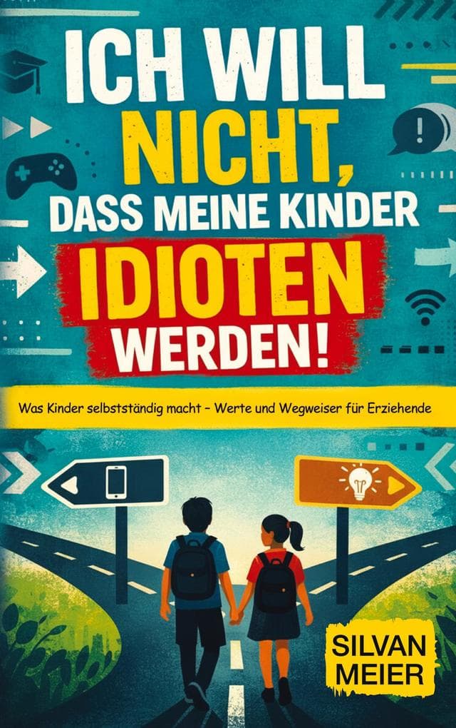Ich will nicht, dass meine Kinder Idioten werden!: Was Kinder selbstständig macht. Werte und Wegweiser für Erziehende