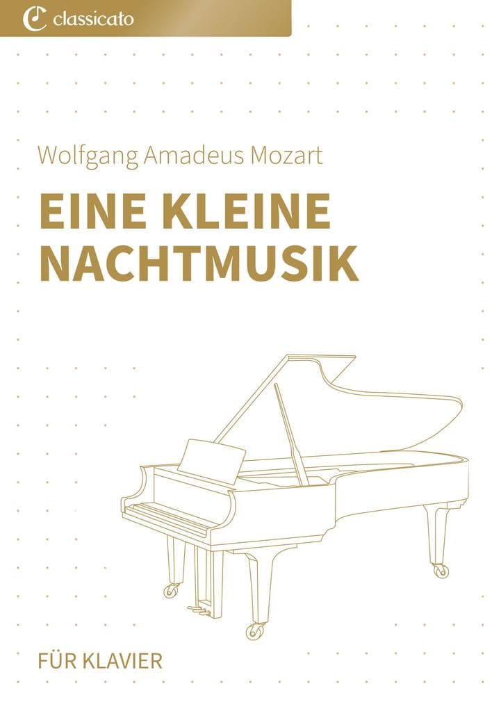 Eine kleine Nachtmusik: leicht spielbare Klavierfassung in G-Dur