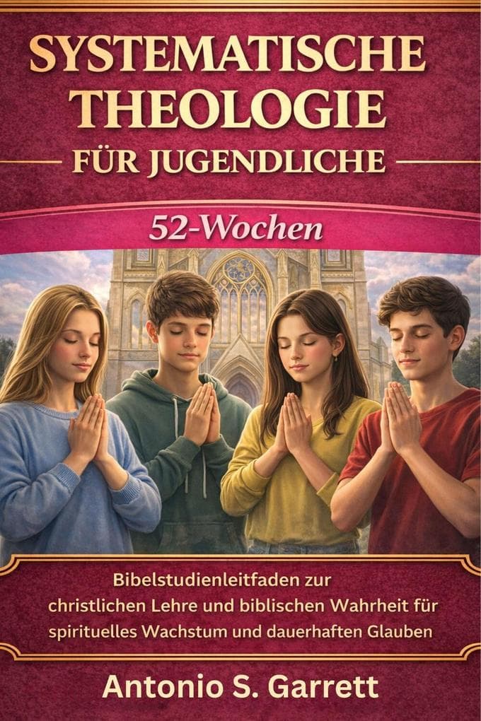 Systematische Theologie Für Jugendliche: 52 Wochen Bibelstudienleitfaden zur christlichen Lehre und biblischen Wahrheit für spirituelles Wachstum und dauerhaften Glauben