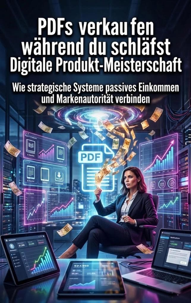 PDFs verkaufen während du schläfst: Digitale Produkt-Meisterschaft: Wie strategische Systeme passives Einkommen und Markenautorität verbinden