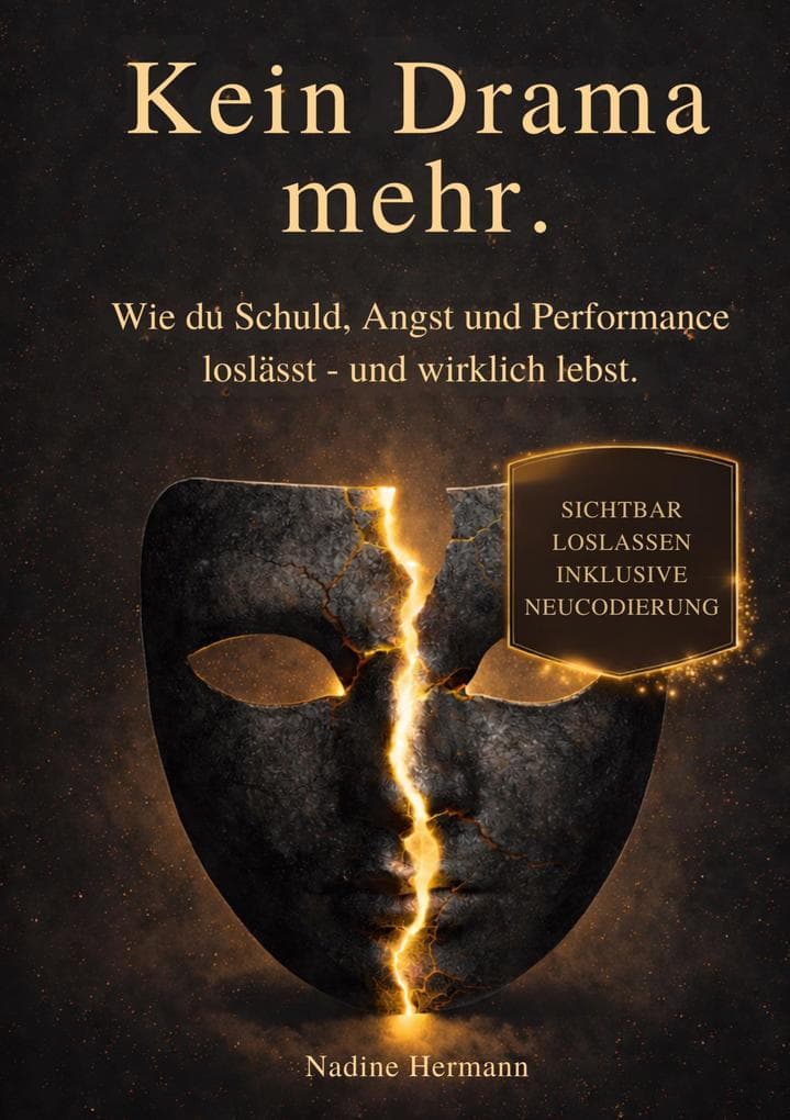 Kein Drama mehr.: Wie du Schuld, Angst und Performance loslässt - und wirklich lebst.