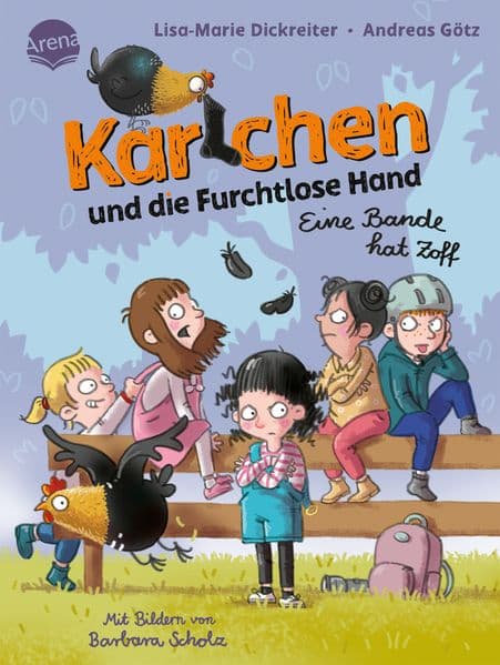 Karlchen und die Furchtlose Hand (2). Eine Bande hat Zoff: Buch zum Selberlesen ab 7 Jahren mit großer Schrift und kurzen Kapiteln