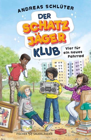 Der Schatzjäger-Klub - Vier für ein neues Fahrrad: Großstadtabenteuer mit Witz und Herz für Kinder ab 8