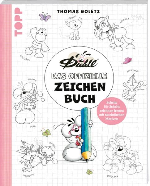 DIDDL - Das offizielle Zeichenbuch: Schritt für Schritt zeichnen lernen mit 80 einfachen Motiven