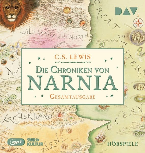 Die Chroniken von Narnia - Gesamtausgabe: Hörspiele mit Friedhelm Ptok, Valery Tscheplanowa, Martin Brambach, Carmen-Maja Antoni u.v.a. (7 mp3-CDs)