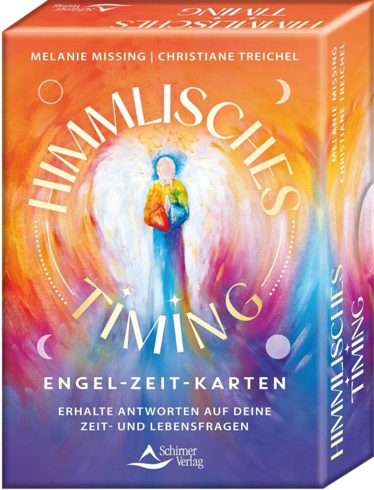 Himmlisches Timing - Engel-Zeit-Karten - Erhalte Antworten auf deine Zeit- und Lebensfragen: Set mit Buch und 40 Karten