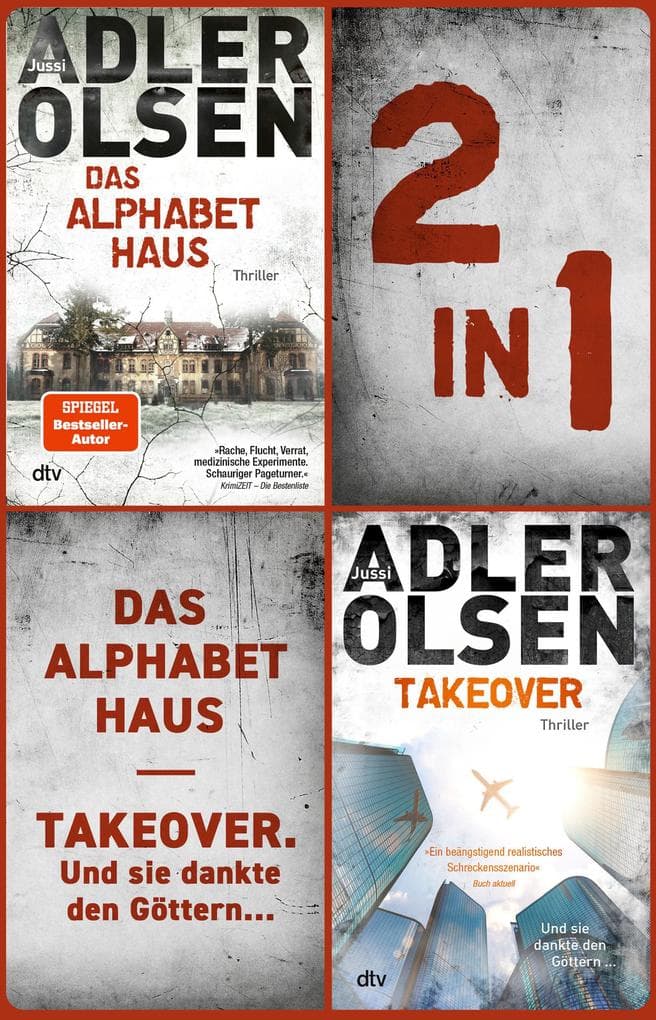 Das Alphabethaus - TAKEOVER. Und sie dankte den Göttern...: Zwei spannende E-Books in einem Band