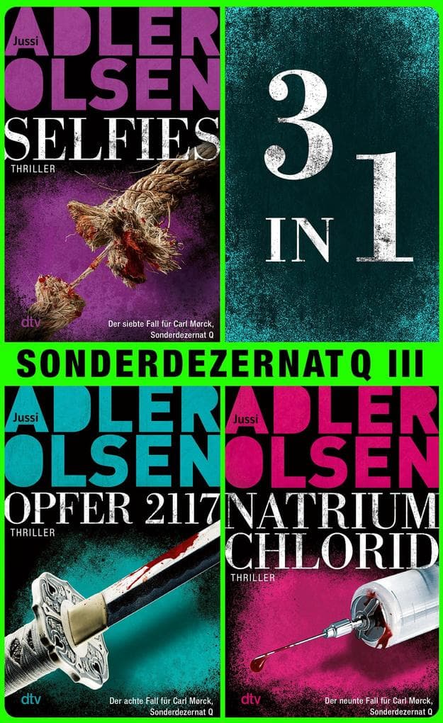 Sonderdezernat Q III: Carl Mørcks siebter bis neunter Fall in einem E-Book