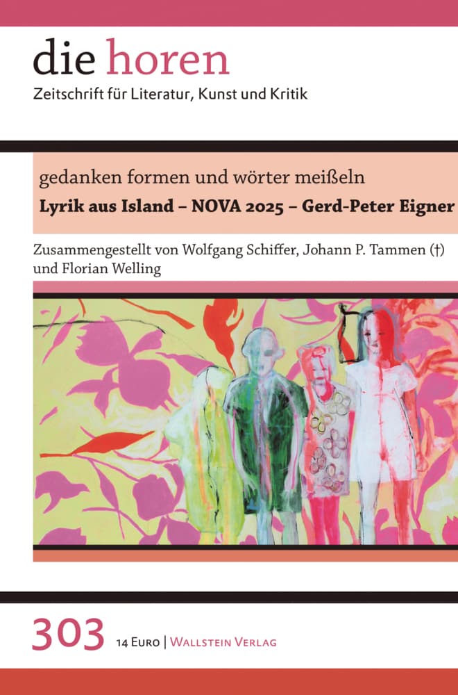 gedanken formen und wörter meißeln: Lyrik aus Island - NOVA 2025 - Gerd-Peter Eigner