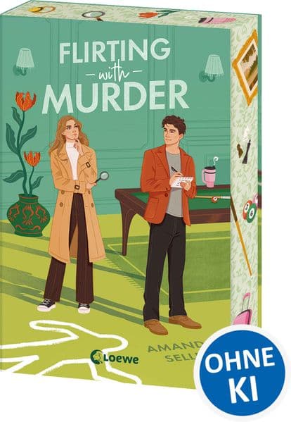 Flirting With Murder (Hearts & Crime, Band 1): Wo die Leiche hinfällt - Cozy Crime trifft Slow Burn-RomCom mit spitzen Dialogen - Mit Farbschnitt und Charakterkarte in der 1. Auflage