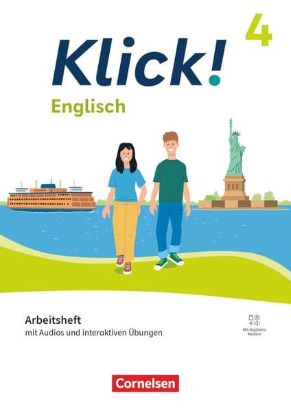 Klick! Englisch - Band 4: 8. Schuljahr - Ausgabe ab 2023 - Arbeitsheft mit Audios und interaktiven Übungen: Arbeitsheft - Mit Audios und interaktiven Übungen