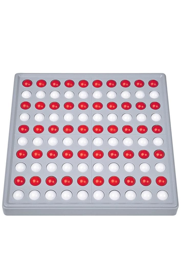 SCHUBI Abaco 100. Modell A 10/10 Kugeln (rot/weiß): Modell A 10/10 Kugeln (rot/weiß)