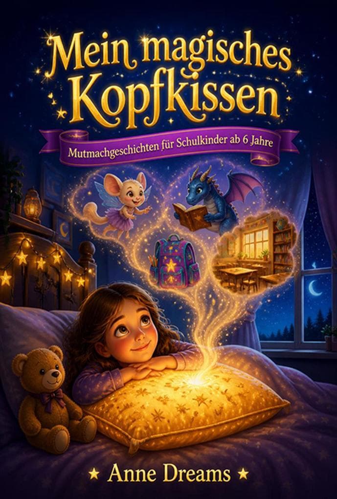 Mein magisches Kopfkissen: Spannende Mutmachgeschichten für Schulkinder - Ein Kinderbuch über Mut, Stärke und Selbstvertrauen für Kinder ab 6 Jahre