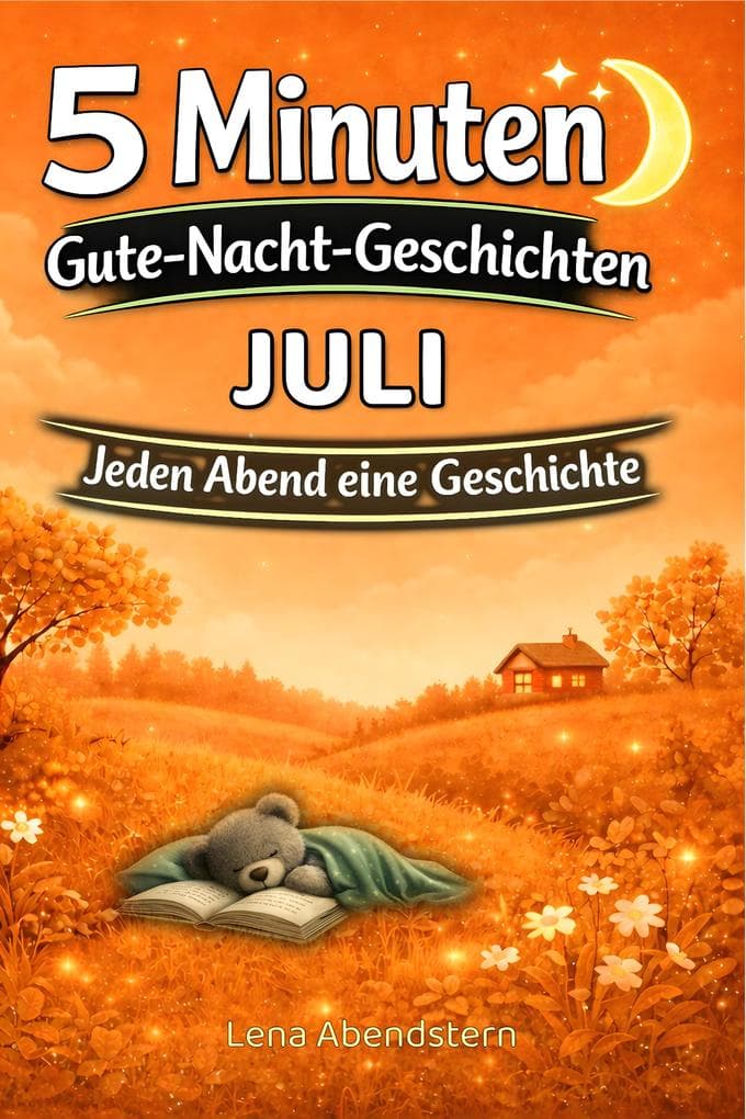 5 Minuten Gute-Nacht-Geschichten - Juli: Für jeden Abend im Juli eine ruhige Gute-Nacht-Geschichte zum Einschlafen | Für Kinder von 3-7 Jahren