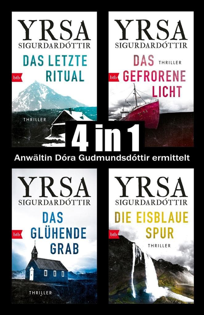 Anwältin Dóra Gudmundsdóttir ermittelt: Band 1-4 -: Vier Romane in einem Band - Spannung im Viererpack!