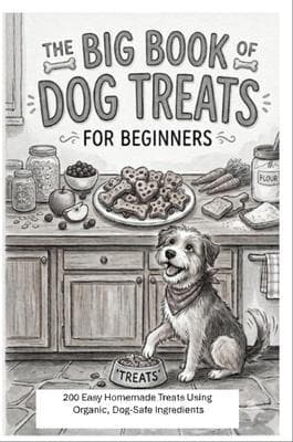 The Big Book of Dog Treats for Beginners: 200 Easy Homemade Treats Using Organic, Dog Safe Ingredients