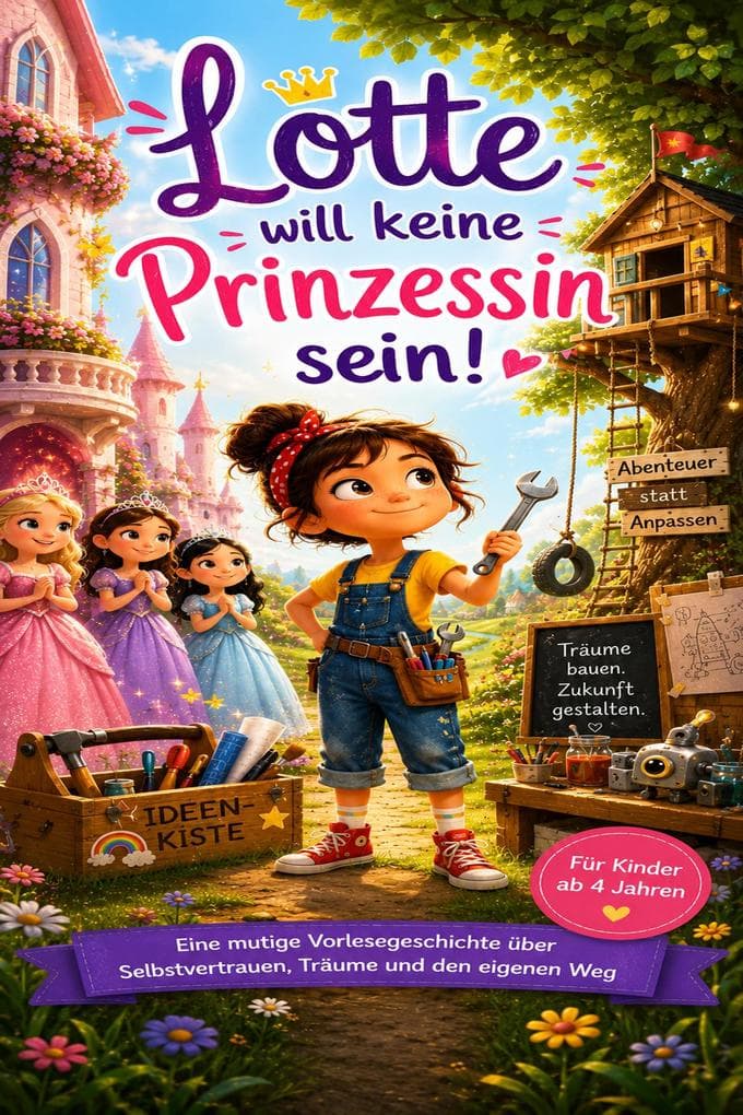 Lotte will keine Prinzessin sein: Eine mutige Vorlesegeschichte über Selbstvertrauen, Träume und den eigenen Weg