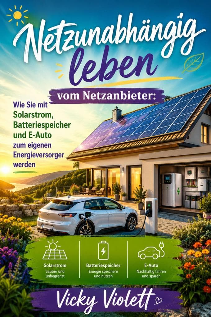 Netzunabhängig leben vom Netzanbieter: Wie Sie mit Solarstrom, Batteriespeicher und E-Auto zum eigenen Energieversorger werden