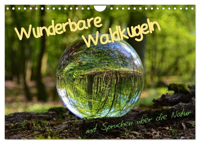 Wunderbare Waldkugeln (Wandkalender 2027 DIN A4 quer), CALVENDO Monatskalender: Das Leben ist eine Art Waldspaziergang - man muß nur ein bißchen auf den Weg achten und kann bedenkenlos die Schönheit genießen.
