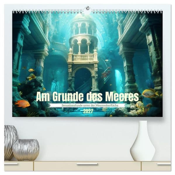 Am Grunde des Meeres (hochwertiger Premium Wandkalender 2027 DIN A2 quer), Kunstdruck in Hochglanz: Sensationen unter der Meeresoberfläche