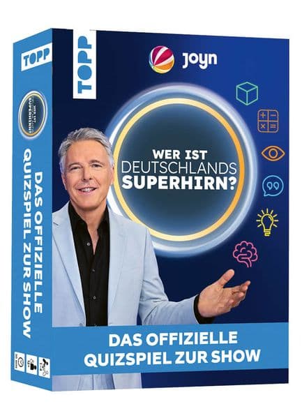 Wer ist Deutschlands Superhirn? Das offizielle Quizspiel zur Show: Mit über 100 neuen, cleveren Fragen in sechs Kategorien und Schwierigkeiten. Wer erspielt den höchsten Gewinn?