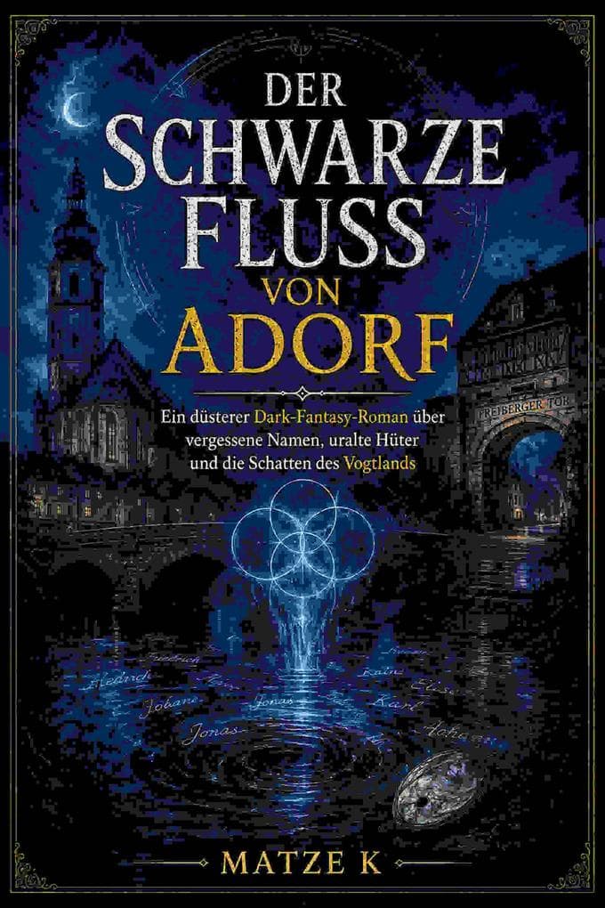 Der schwarze Fluss von Adorf: Ein düsterer Dark-Fantasy-Roman über vergessene Namen, uralte Hüter und die Schatten des Vogtlands