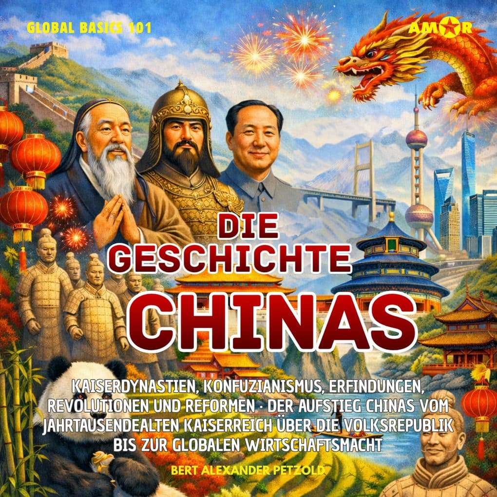 Die Geschichte Chinas - Kaiserdynastien, Konfuzianismus, Erfindungen, Revolutionen und Reformen - Vom jahrtausendealten Kaiserreich zur Volksrepublik