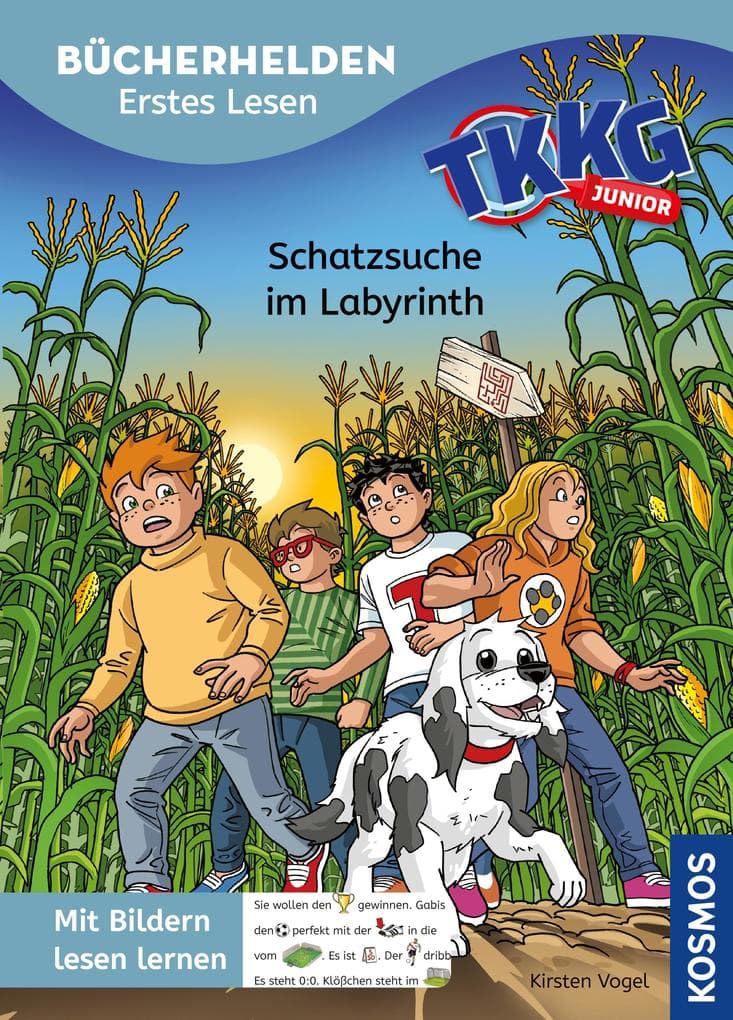 TKKG Junior, Bücherhelden, Erstes Lesen, Schatzsuche im Labyrinth: Mit Bildern lesen lernen - Spannende Detektivgeschichten für Vorschulkinder ab 5 Jahren zum Vor- und Mitlesen