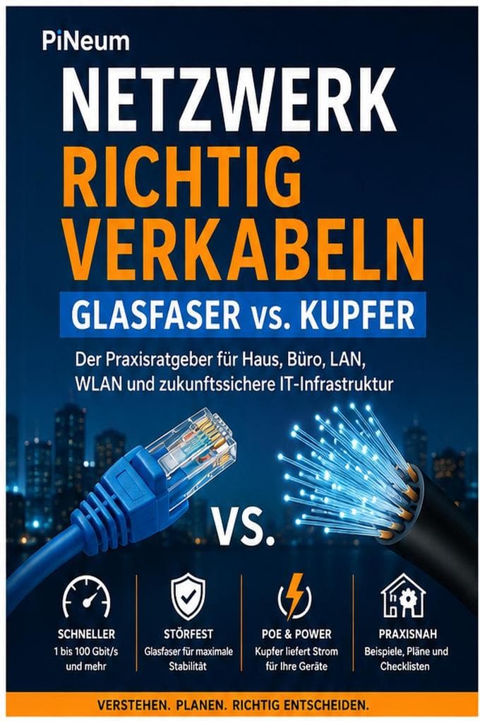 Netzwerk richtig verkabeln: Glasfaser vs. Kupfer