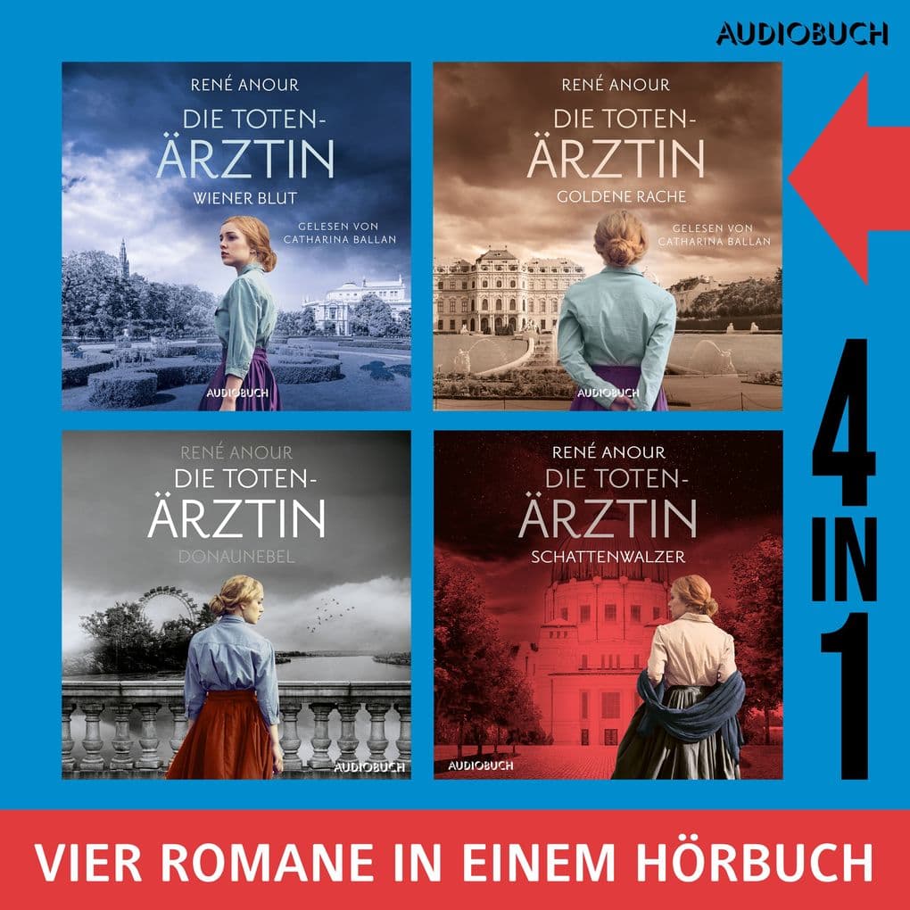 Die Totenärztin Die komplette Reihe (Wiener Blut, Goldene Rache, Donaunebel, Schattenwalzer)