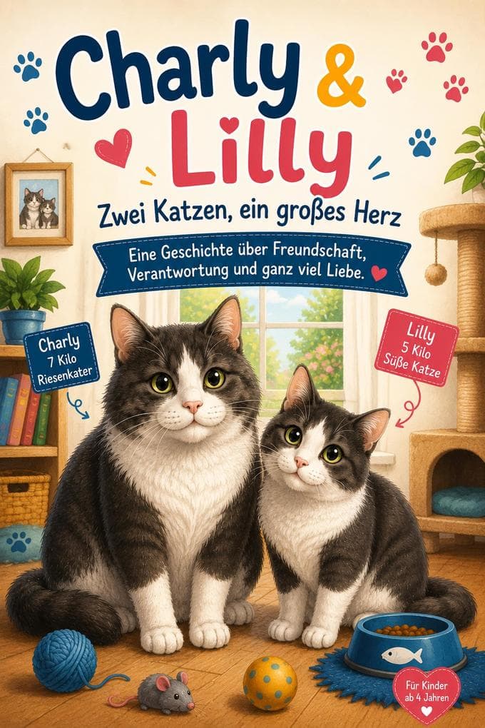 Charly&Lilly: Zwei Katzen, ein großes Herz