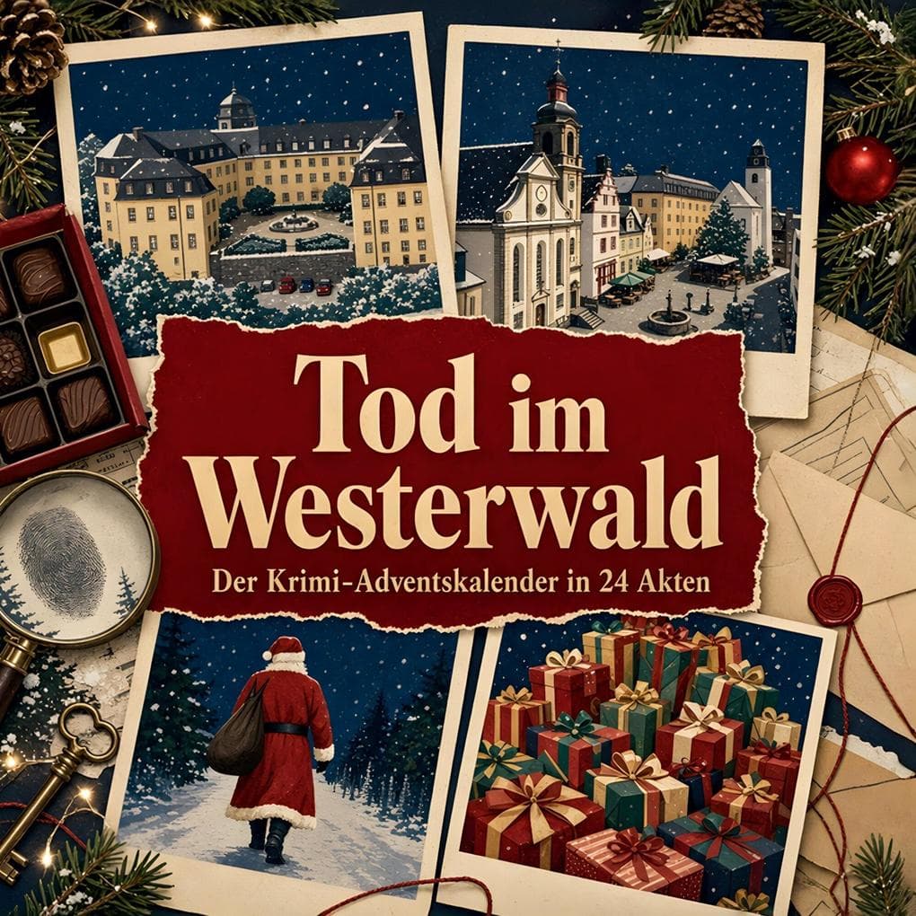 Tod im Westerwald: Der Krimi-Adventskalender in 24 Akten