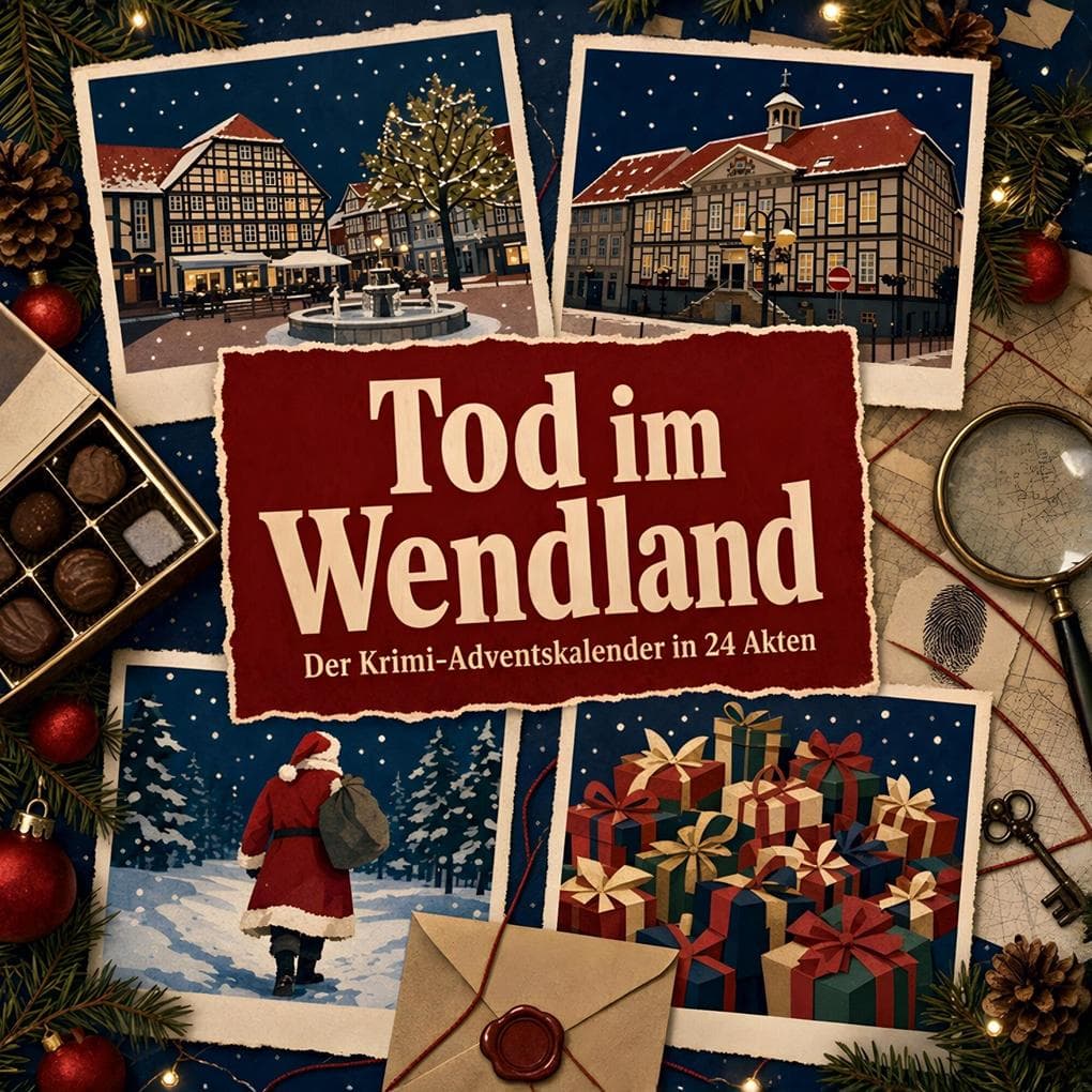 Tod im Wendland: Der Krimi-Adventskalender in 24 Akten