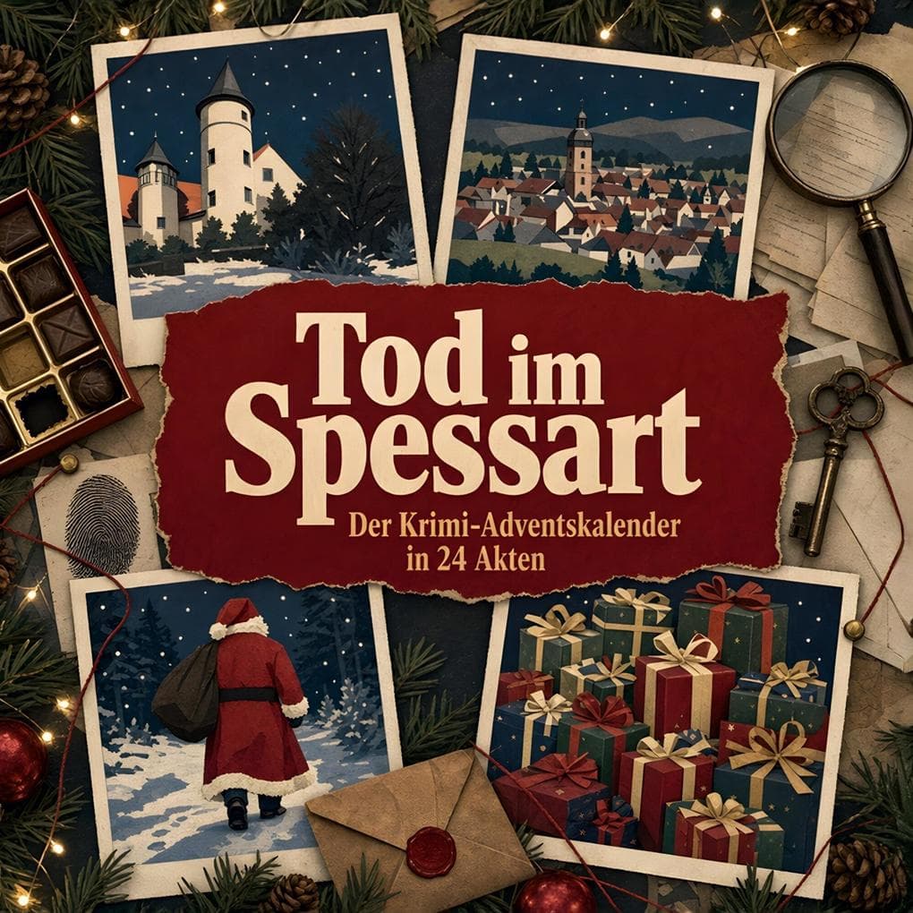 Tod im Spessart: Der Krimi-Adventskalender in 24 Akten